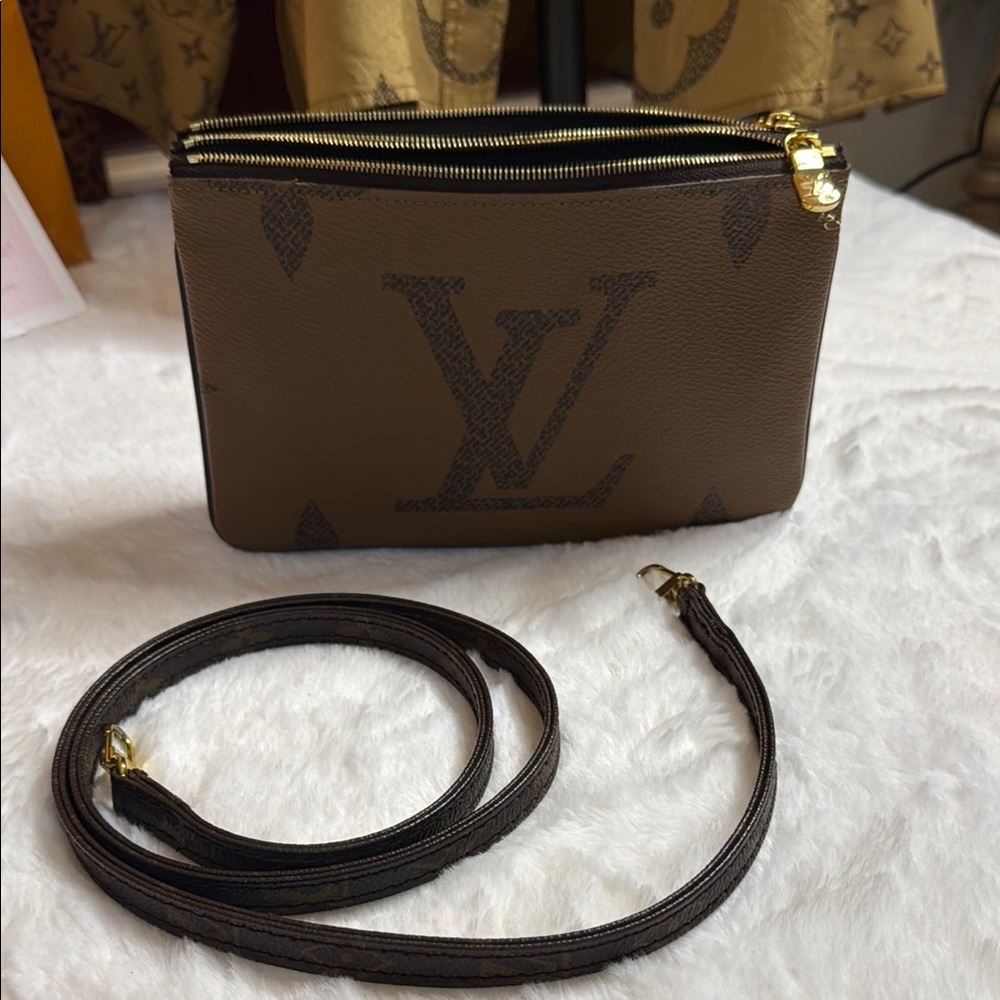Louis Vuitton Brown Crossbody Bag